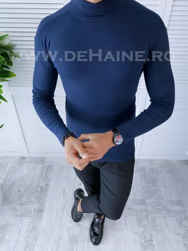 Helanca barbati slim fit bleumarin A8089 Y18